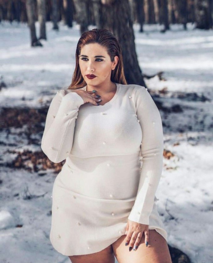 Наталья Лозано модель плюс сайз