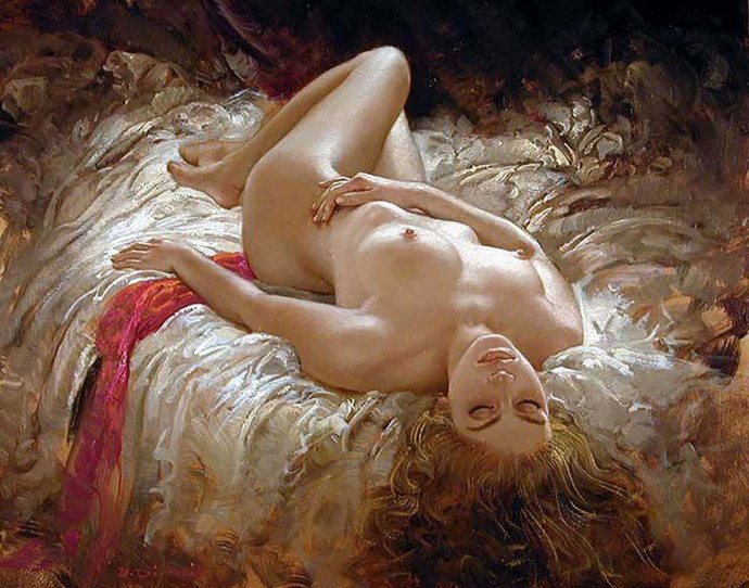 Ласло Гулис художник ню
