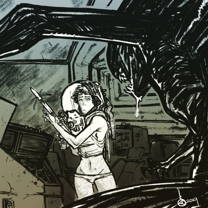 Элен Рипли Alien Isolation секси
