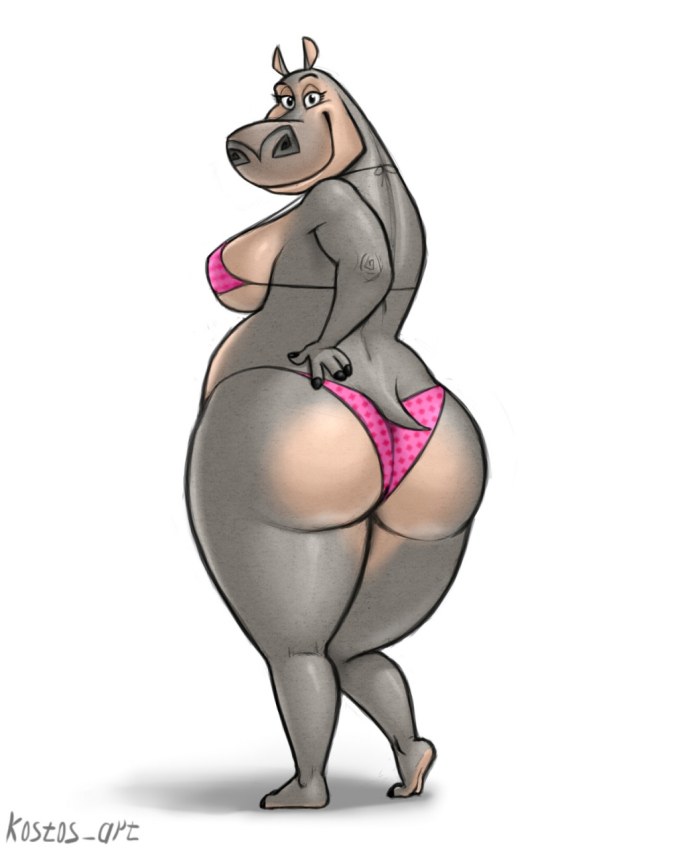Глория бегемотиха big ass