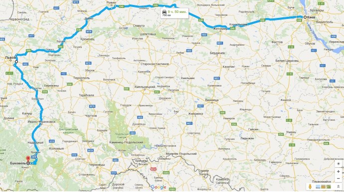 Могилев Украина на карте