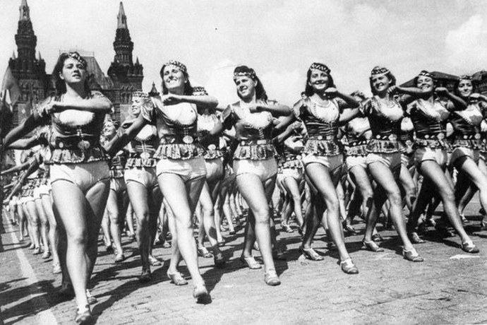 Парад физкультурников 1939