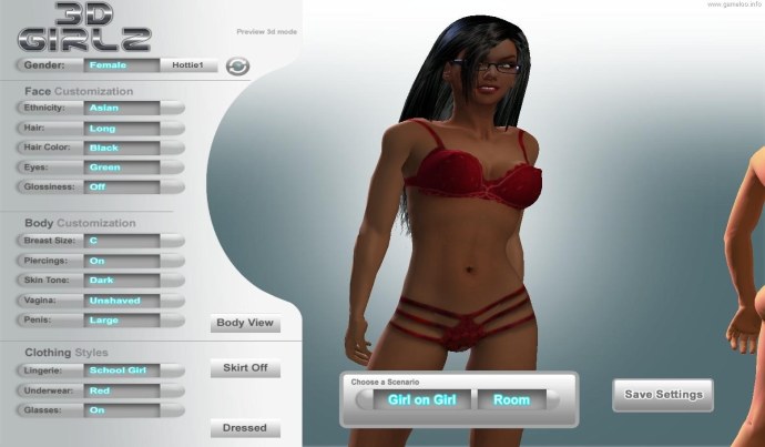 3d Girlz игра