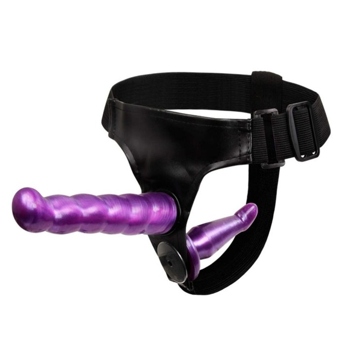 Orion страпон термопластичная резина you2toys Double dong Strap-on 19 см, 05018910000
