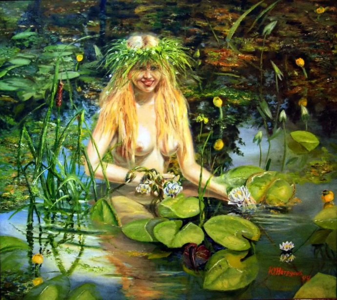 Ню фотосессия в стиле Ивана Купалы