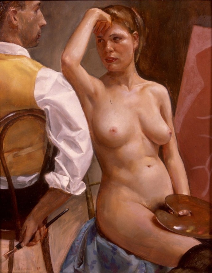 Ласло Гулис художник ню