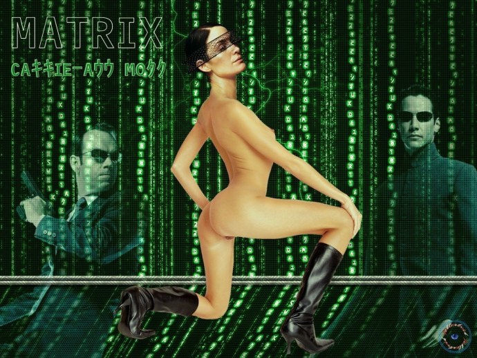 Кэрри-Энн Мосс матрица nude