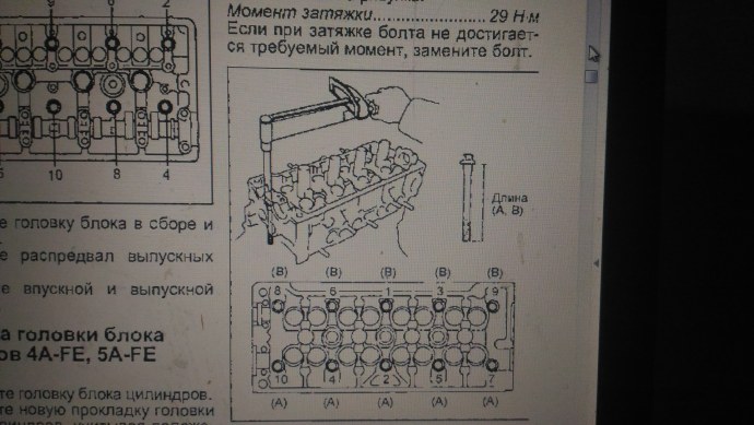 Момент протяжки ГБЦ Сузуки sx4