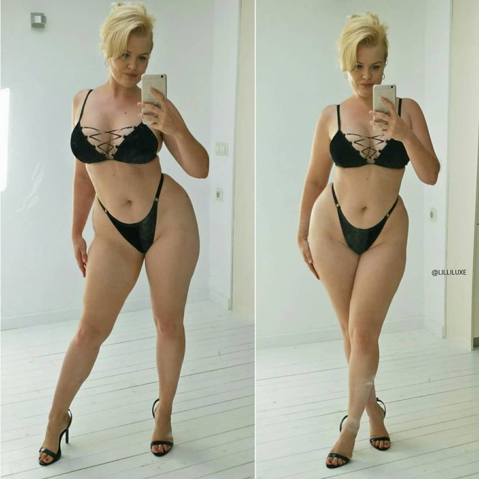 Лилли Люкс с бритой киской