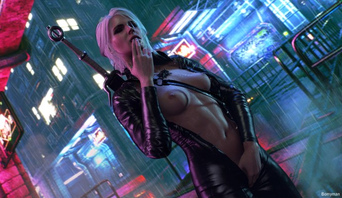 Цири Ведьмак Cyberpunk