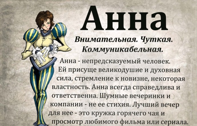 Что обозначает имя Анна