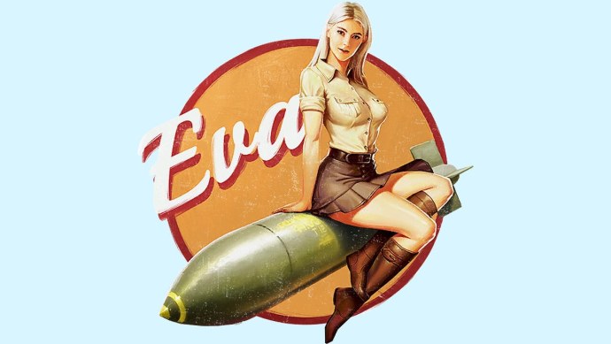 Декаль с Евой Эльфи
