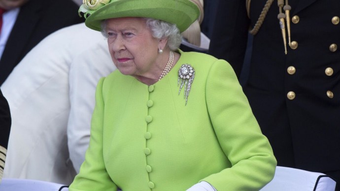 Waxed Queen Elizabeth 2