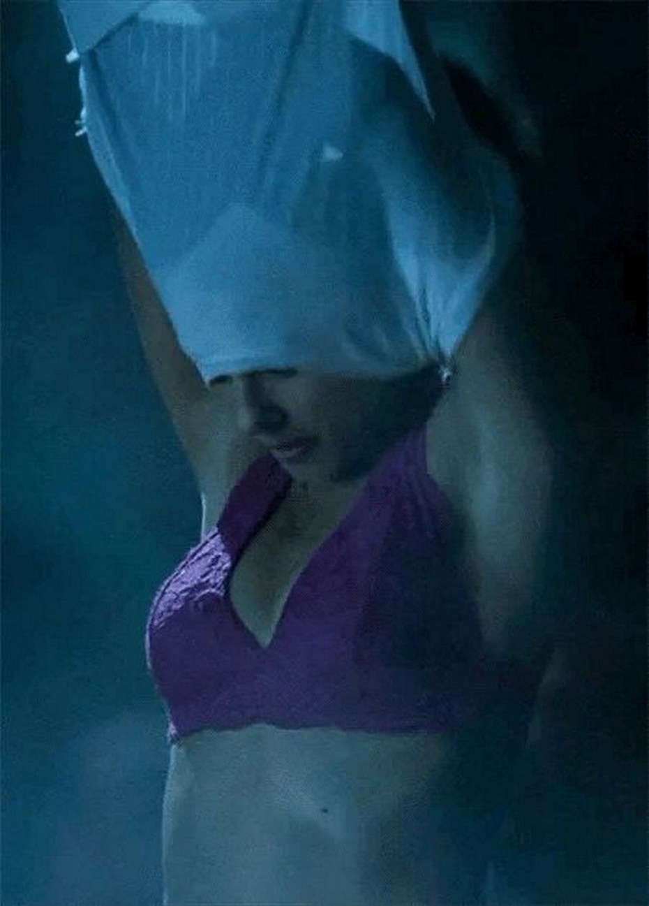 Ashley Scott see through