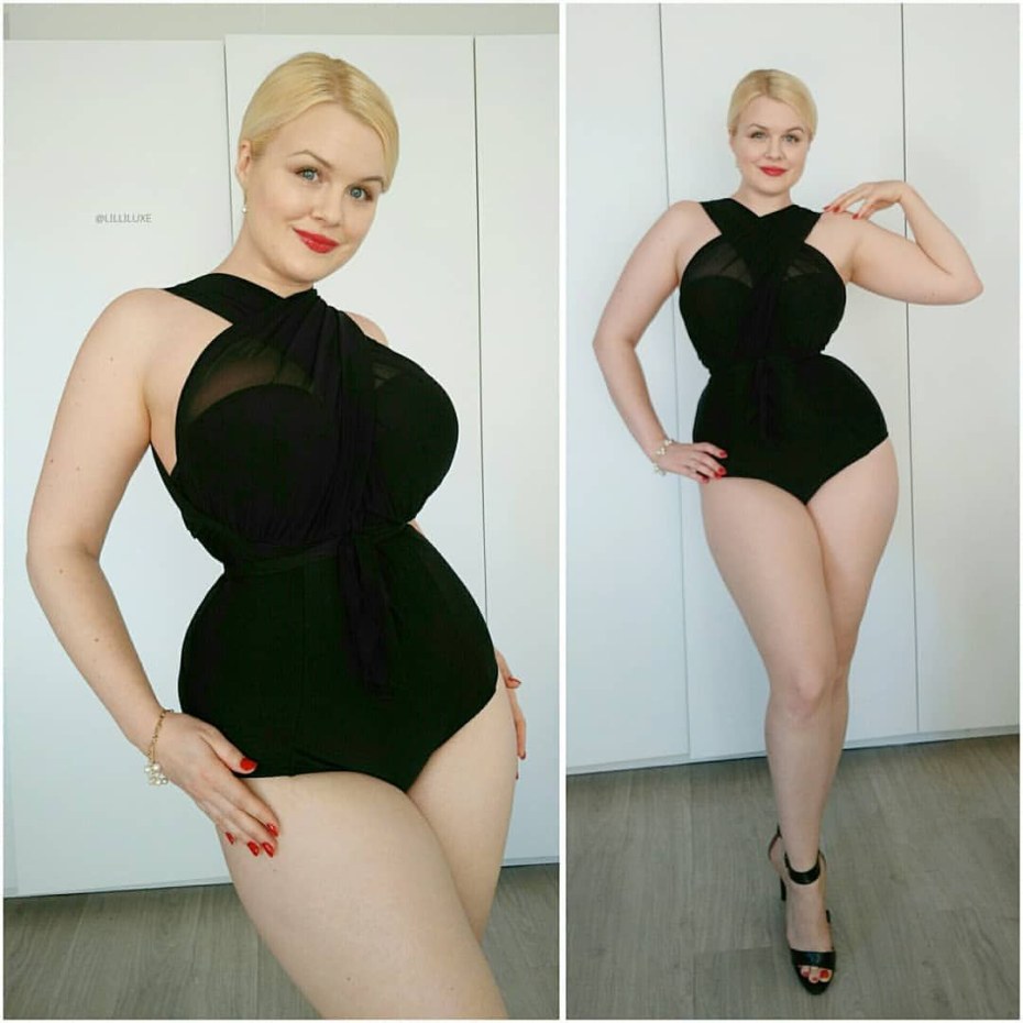 Модель плюс-сайз Лилли Люкс