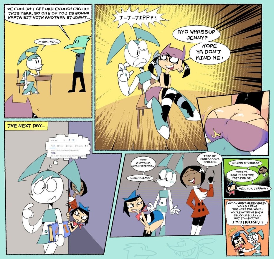 My Life as a teenage Robot комикс18+