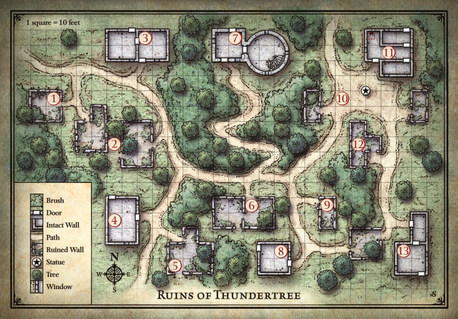 Dungeons and Dragons Затерянные Рудники Фанделвера карты