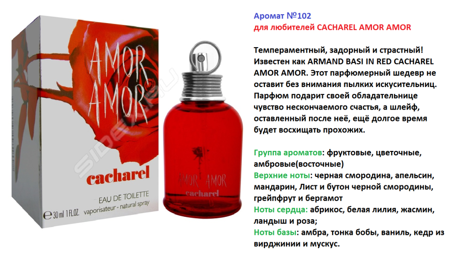 Amor Amor Cacharel Рени