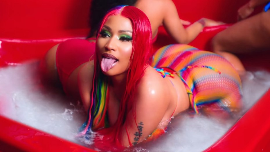 Nicki Minaj lesbian sex fucking and lesbian Fantasy