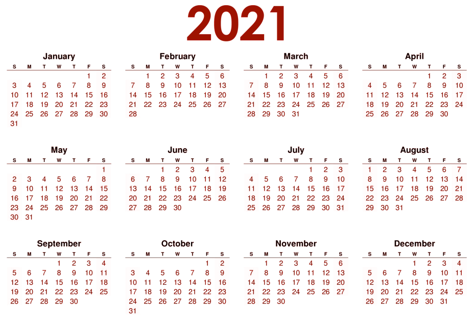 Календарь 2021-2022