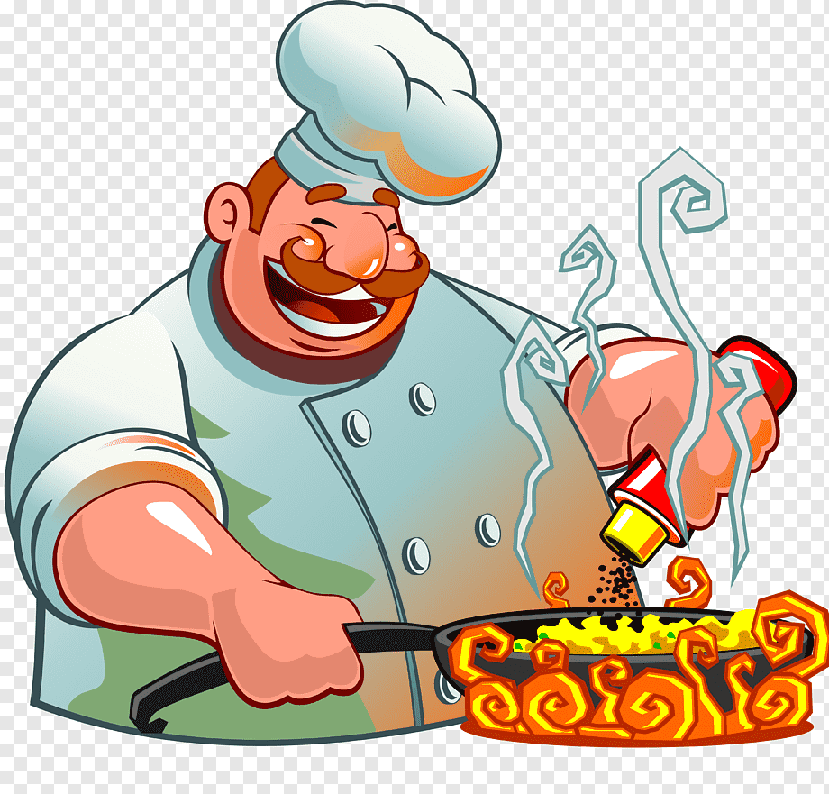 Повар с шашлыком