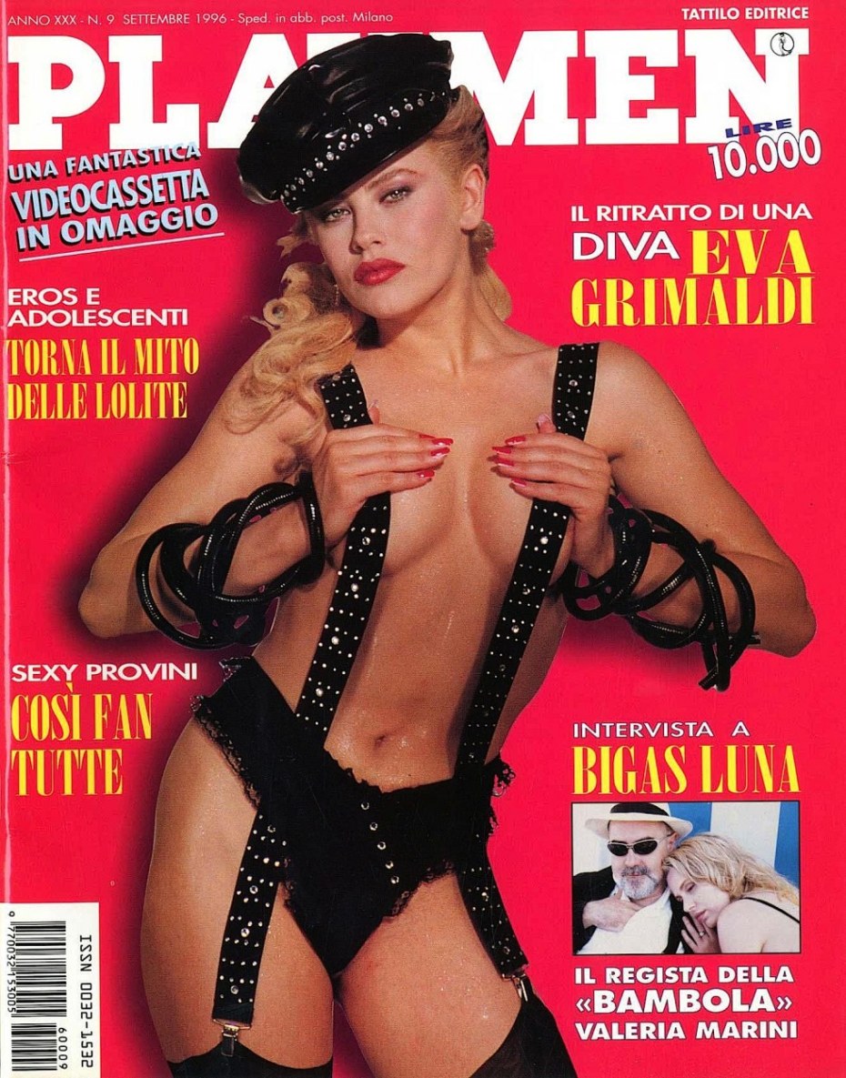 Ева Гримальди между ангелом nude