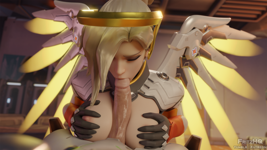 Ангела Циглер Overwatch хентай