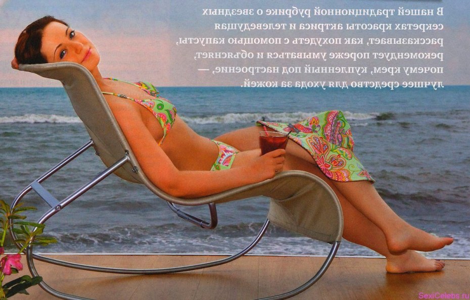 Актриса Ольга Будина в купальнике