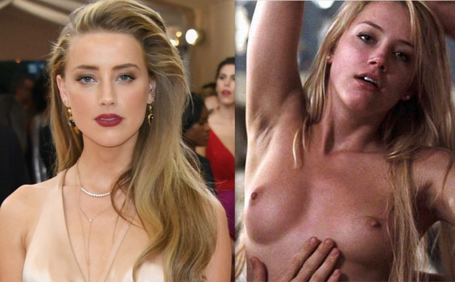 Эмбер Херд показала грудь