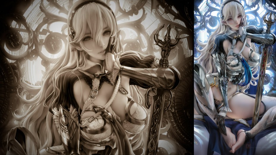 Fire Emblem Коррин арт sakimichan