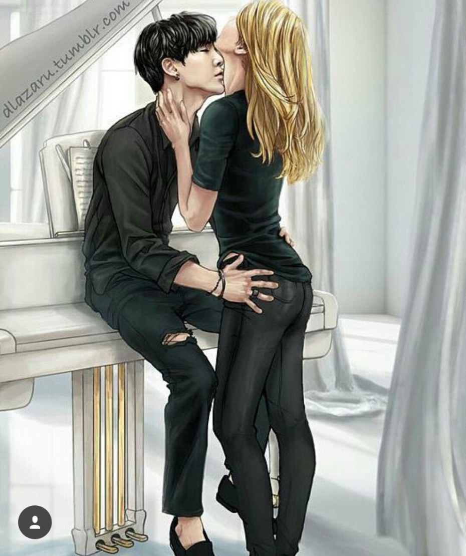 БТС семья арт Vkook