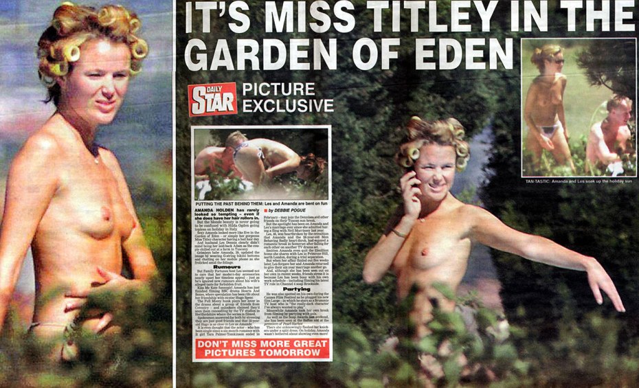 Amanda Holden топлесс