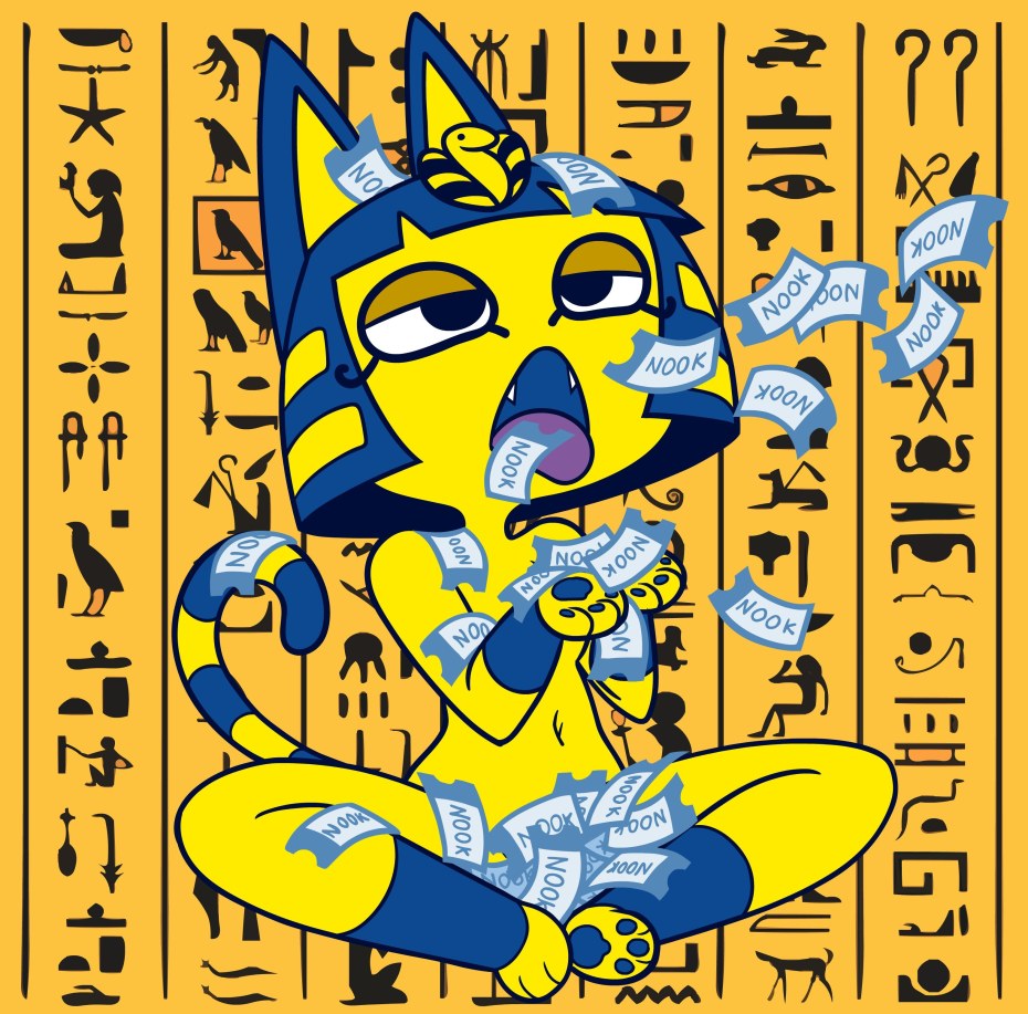 Ankha Zone кошка