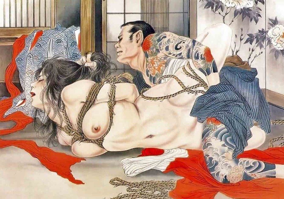 Ozuma Kaname 2 женщины шибари