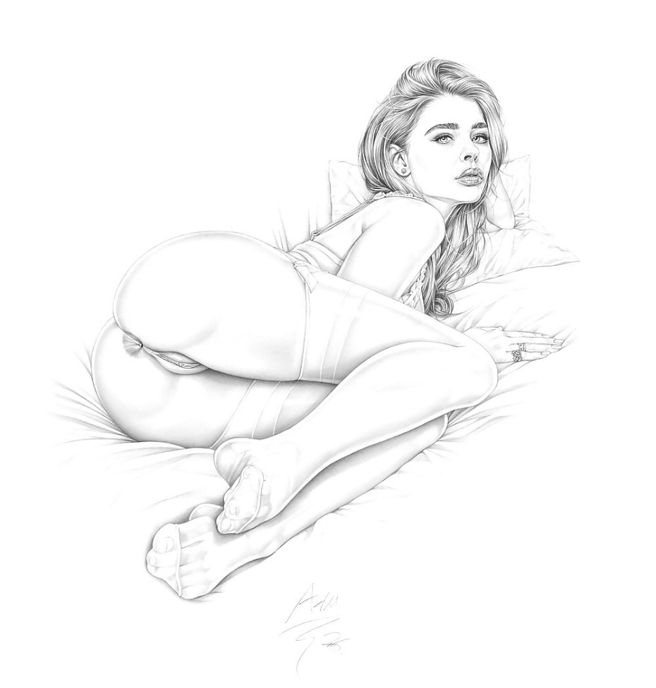 Эротические рисунки карандашом