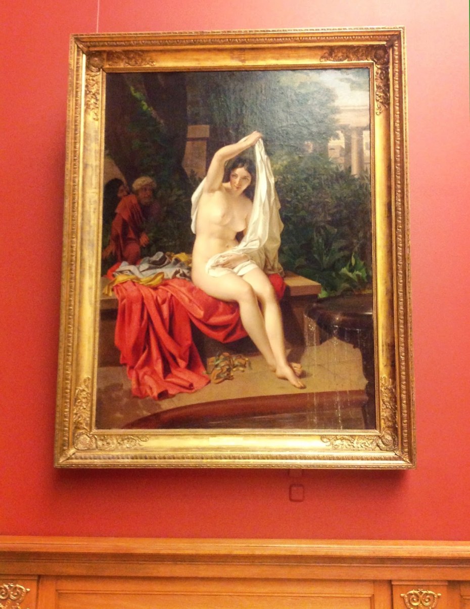 Григорий Лапченко "Сусанна, застигнутая старцами", 1831