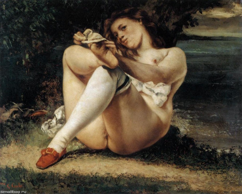 Курбе купальщицы